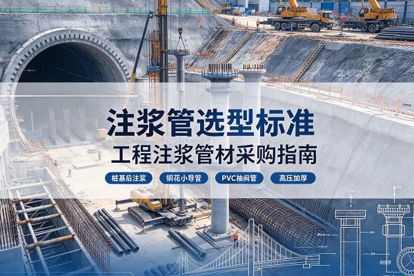长沙注浆管选型标准