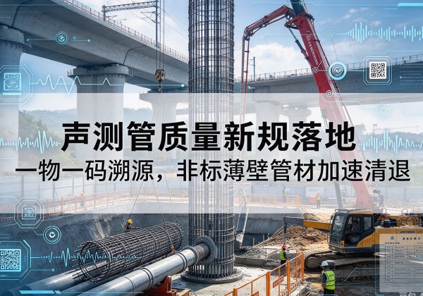 长沙声测管质量新规落地，一物一码溯源，非标薄壁管材加速清退